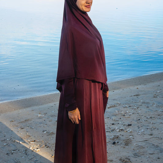 Burkini long- Prune