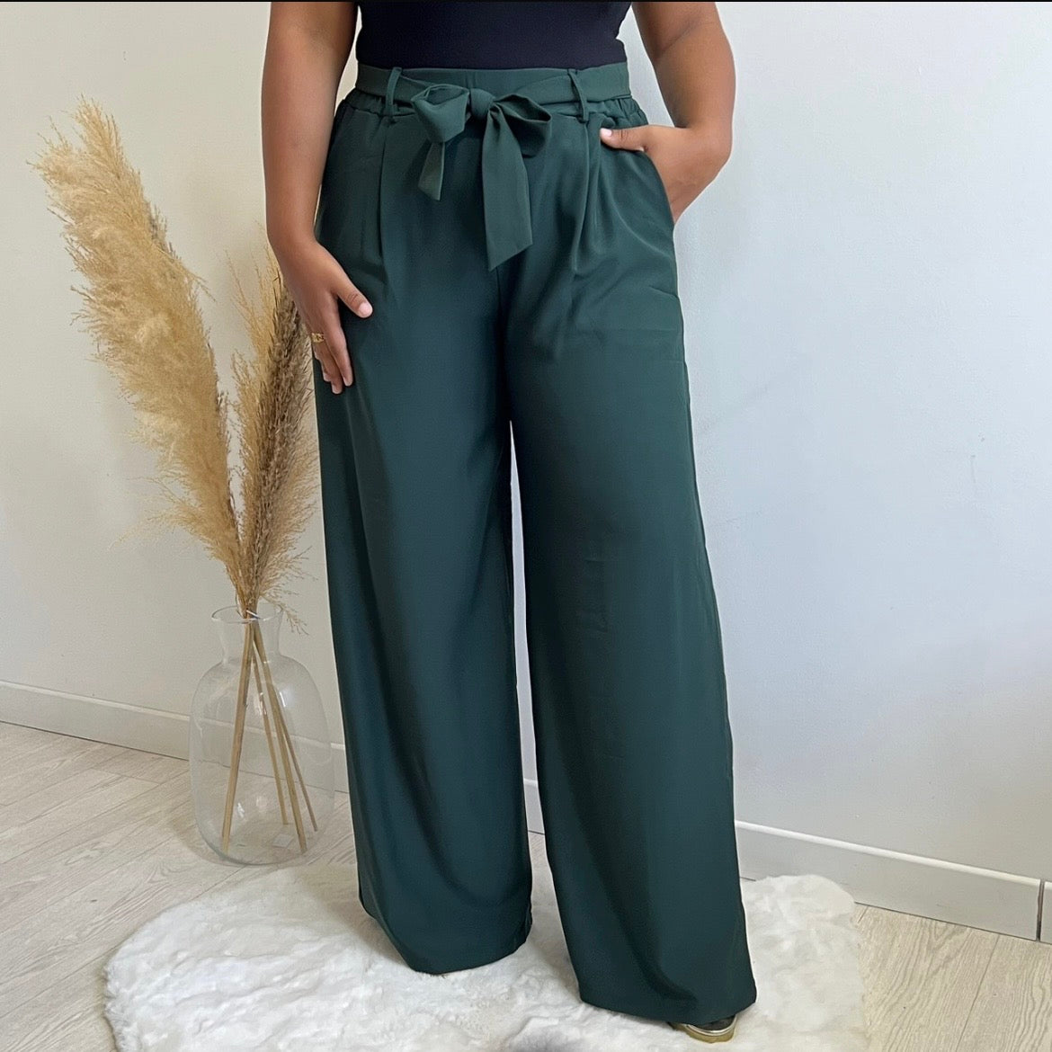 Pantalon souple et ample - grande taille
