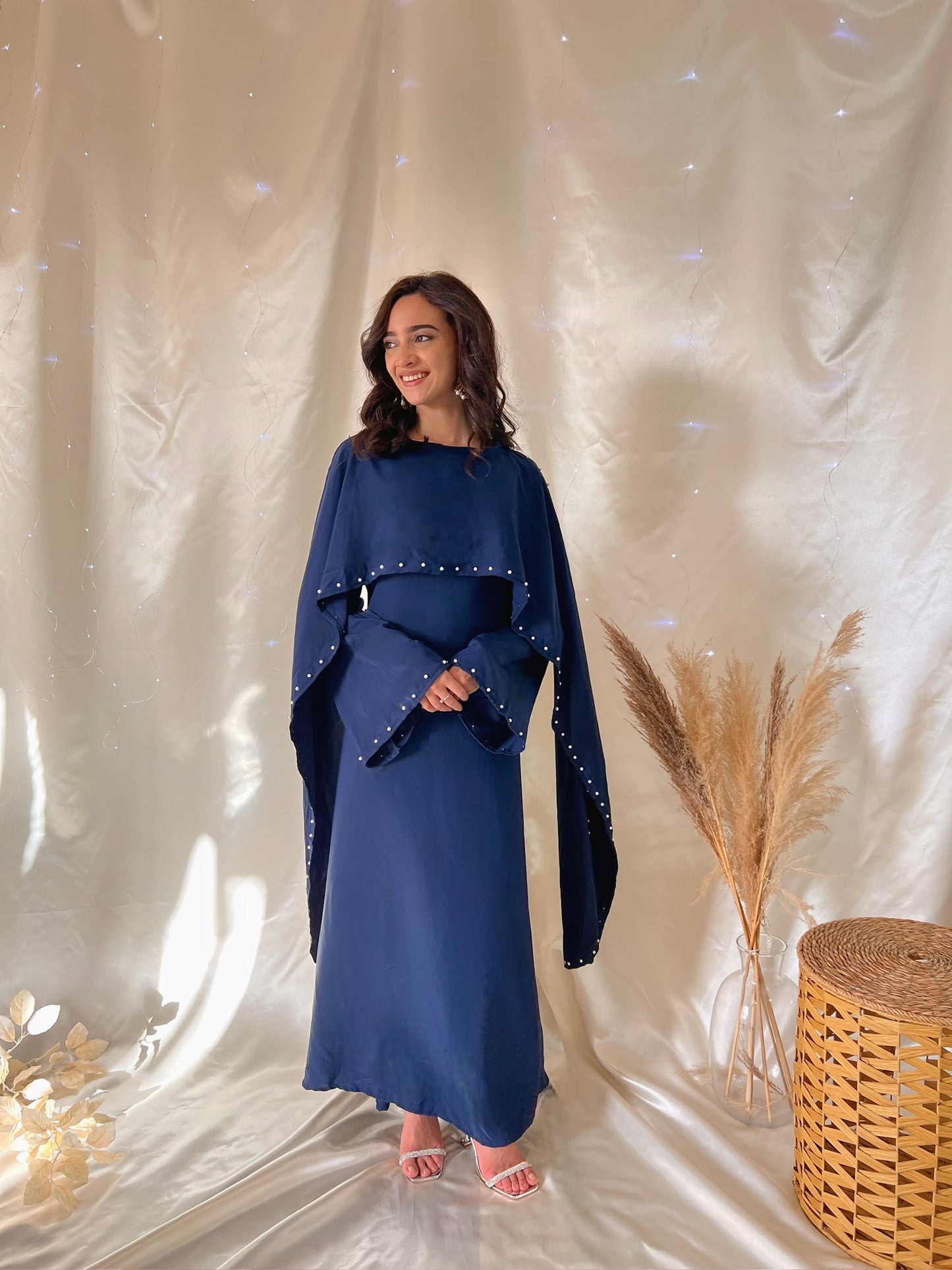 Robe Layali - Bleu nuit