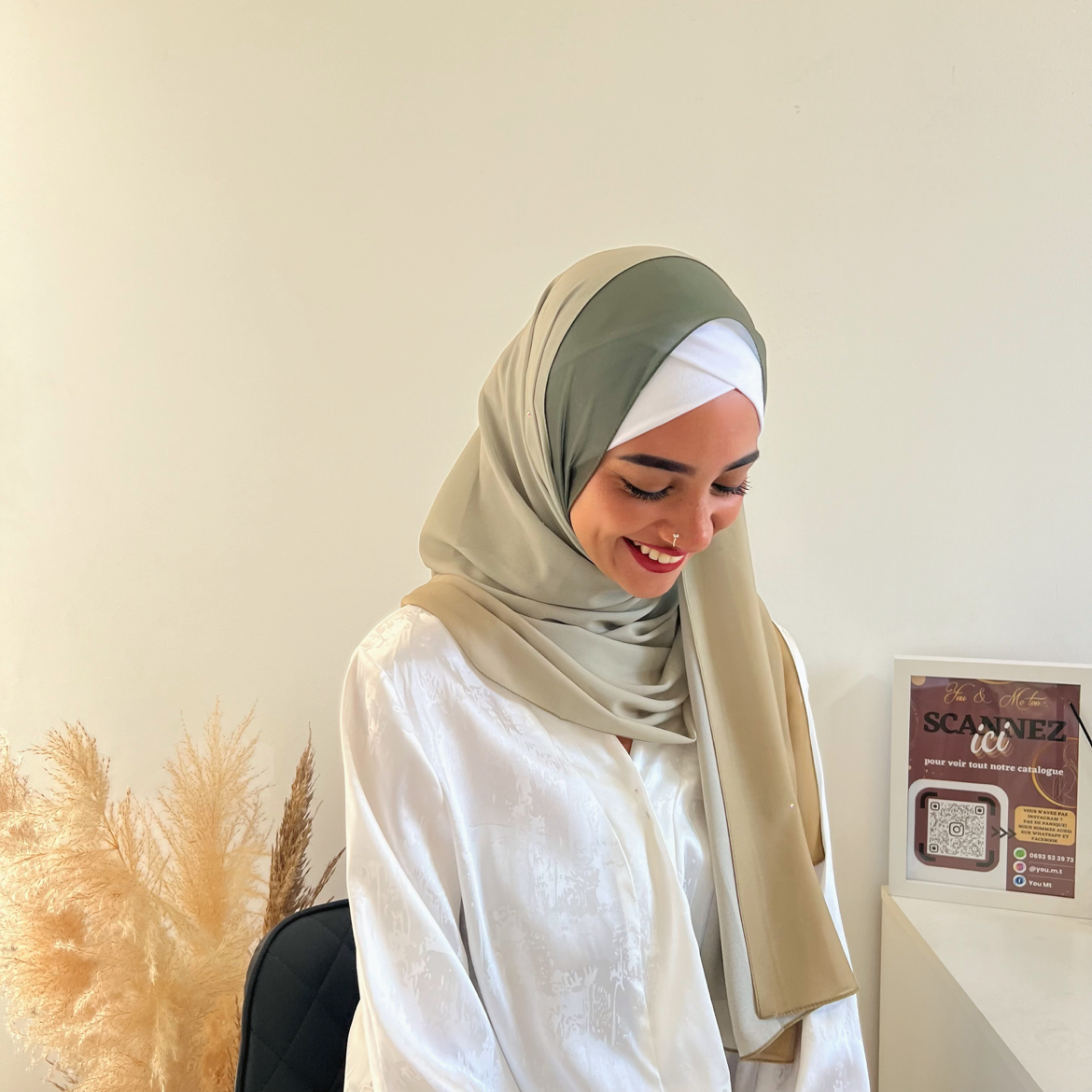 Foulard dégradé 100% viscose