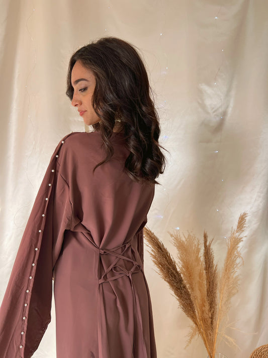 Robe Layali - Rose poudré