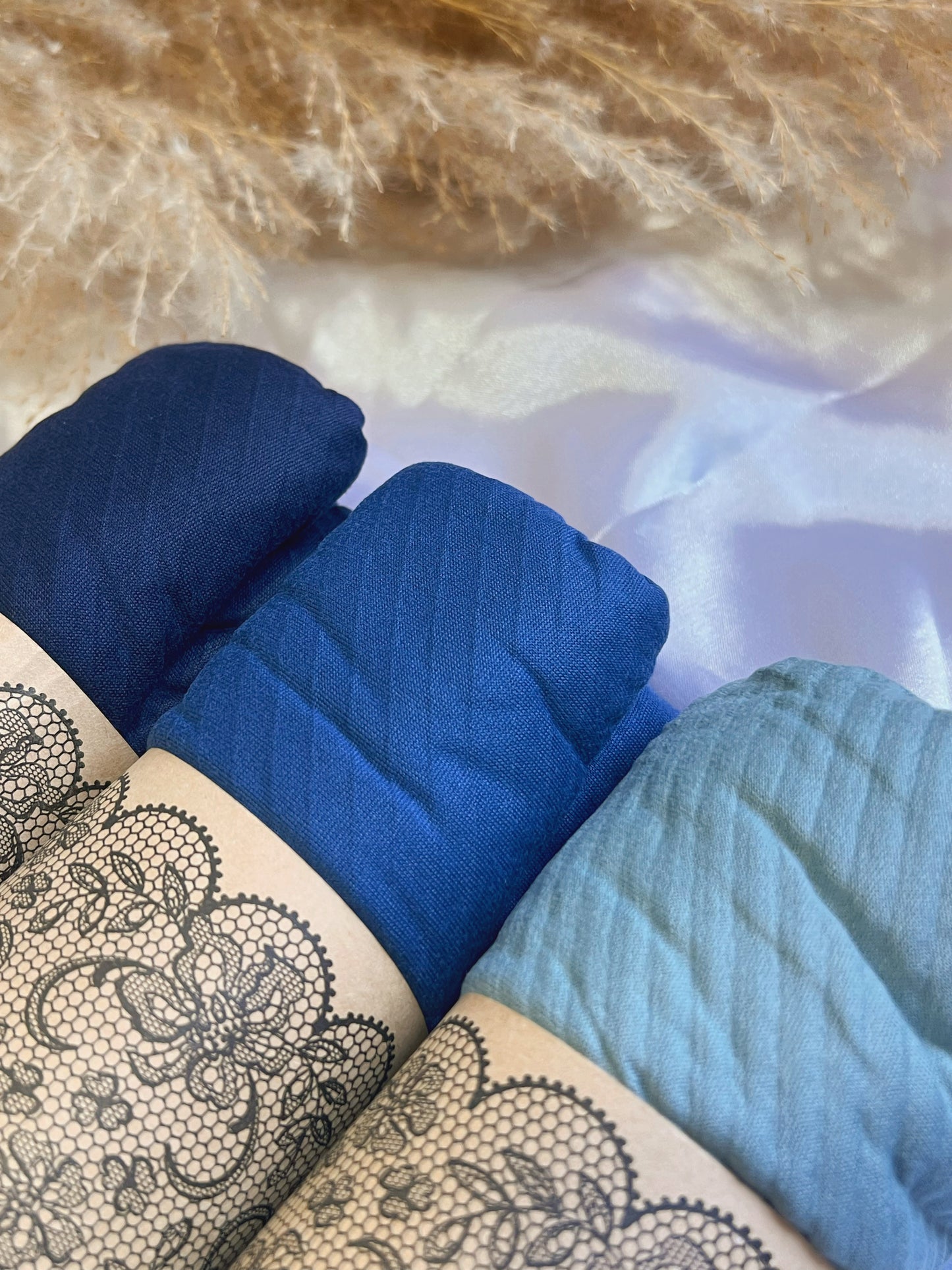Foulard jersey plissé - Collection Aqua