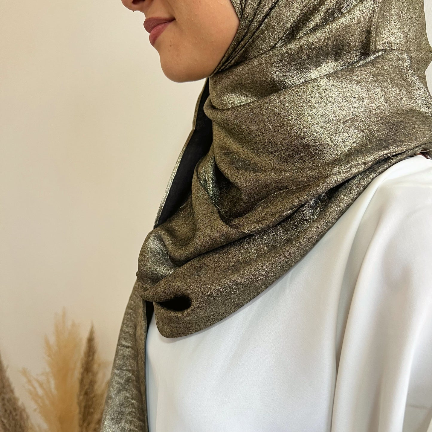 Foulard soie & viscose satinée