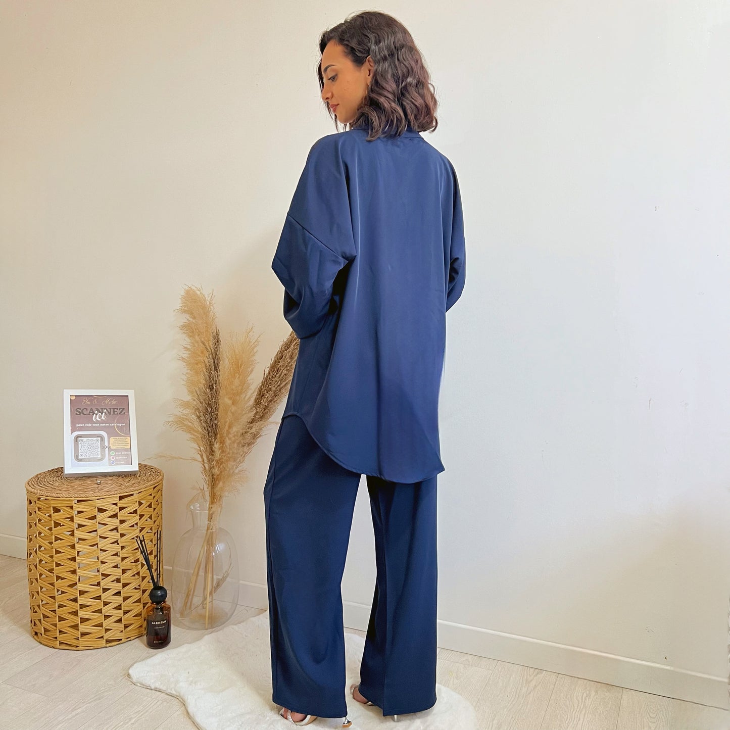 Complets douce brume - Bleu nuit