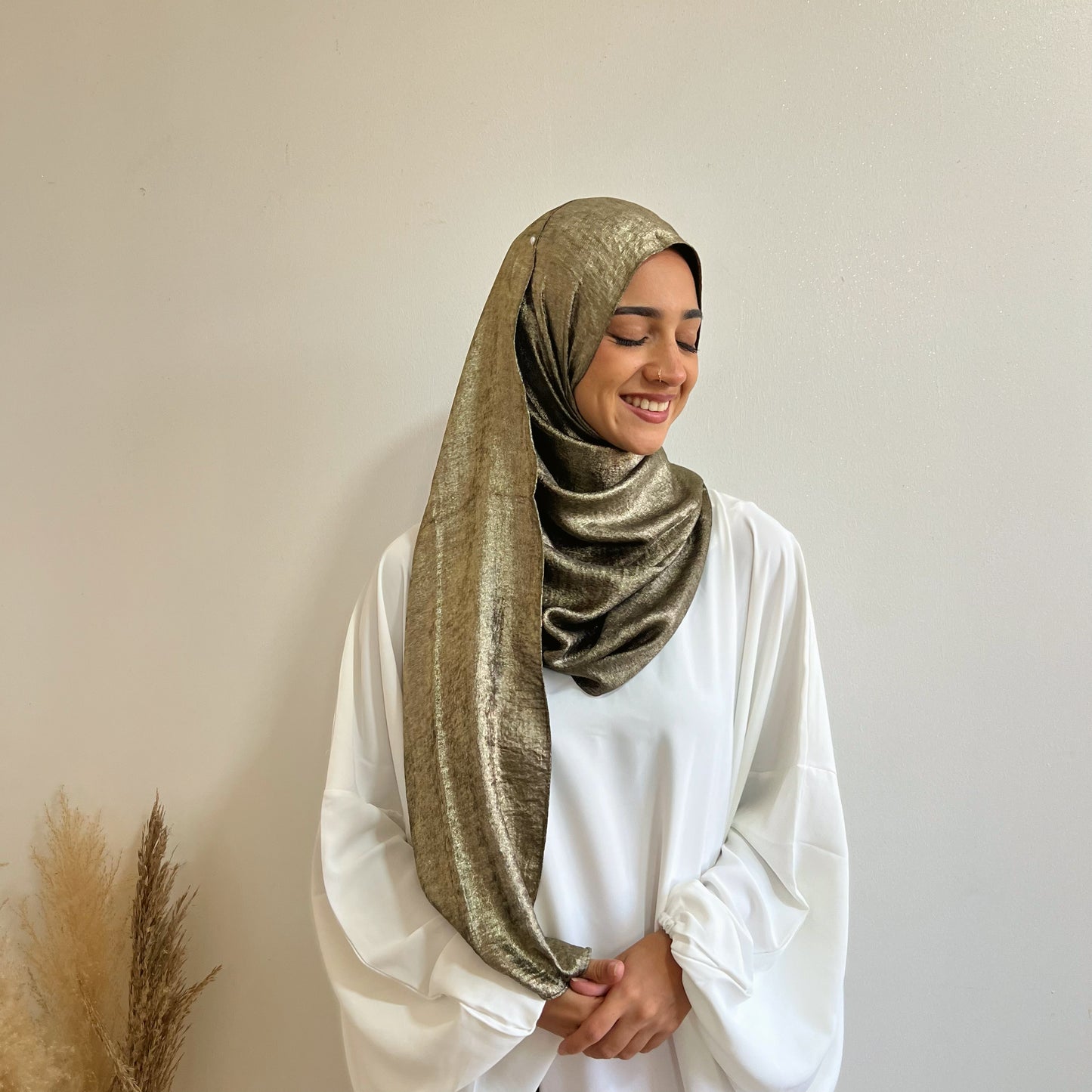 Foulard soie & viscose satinée