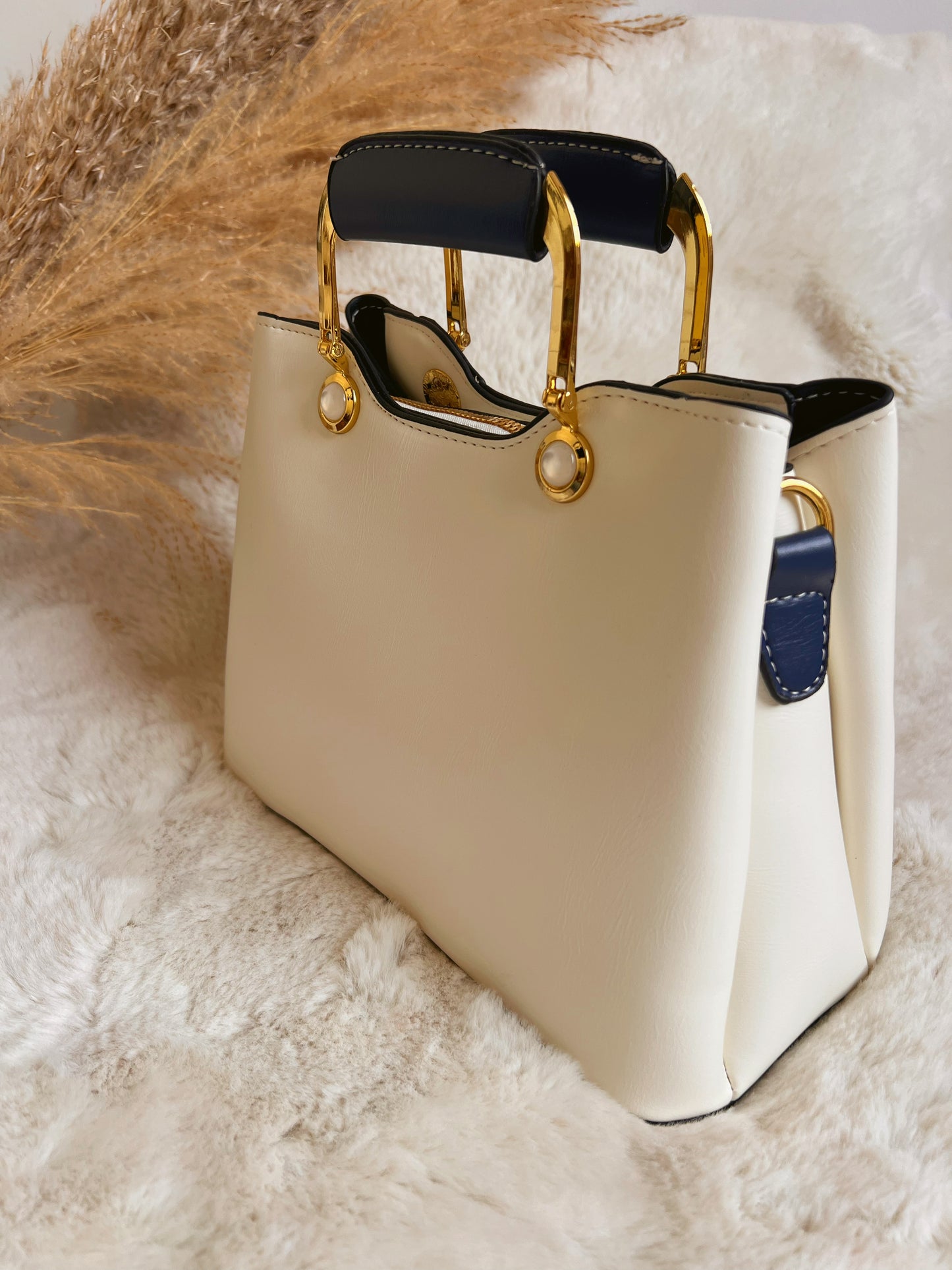 Sac "Vega" - Blanc/Bleu/Beige