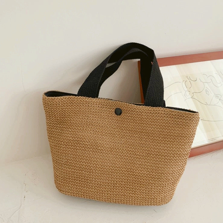 Sac de plage en rotin