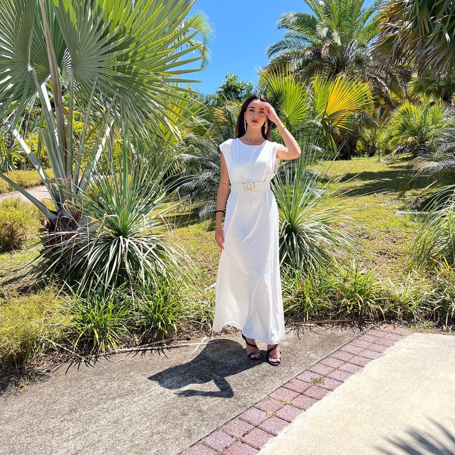 Sous robe sans manches - Blanc