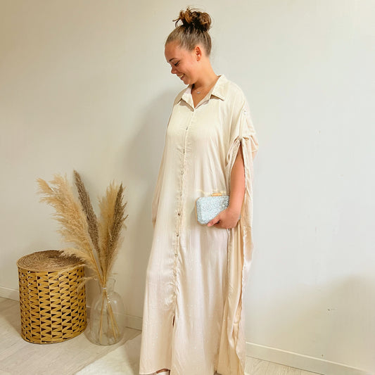 DerniĂšre piĂšce ! Robe papillon - Beige