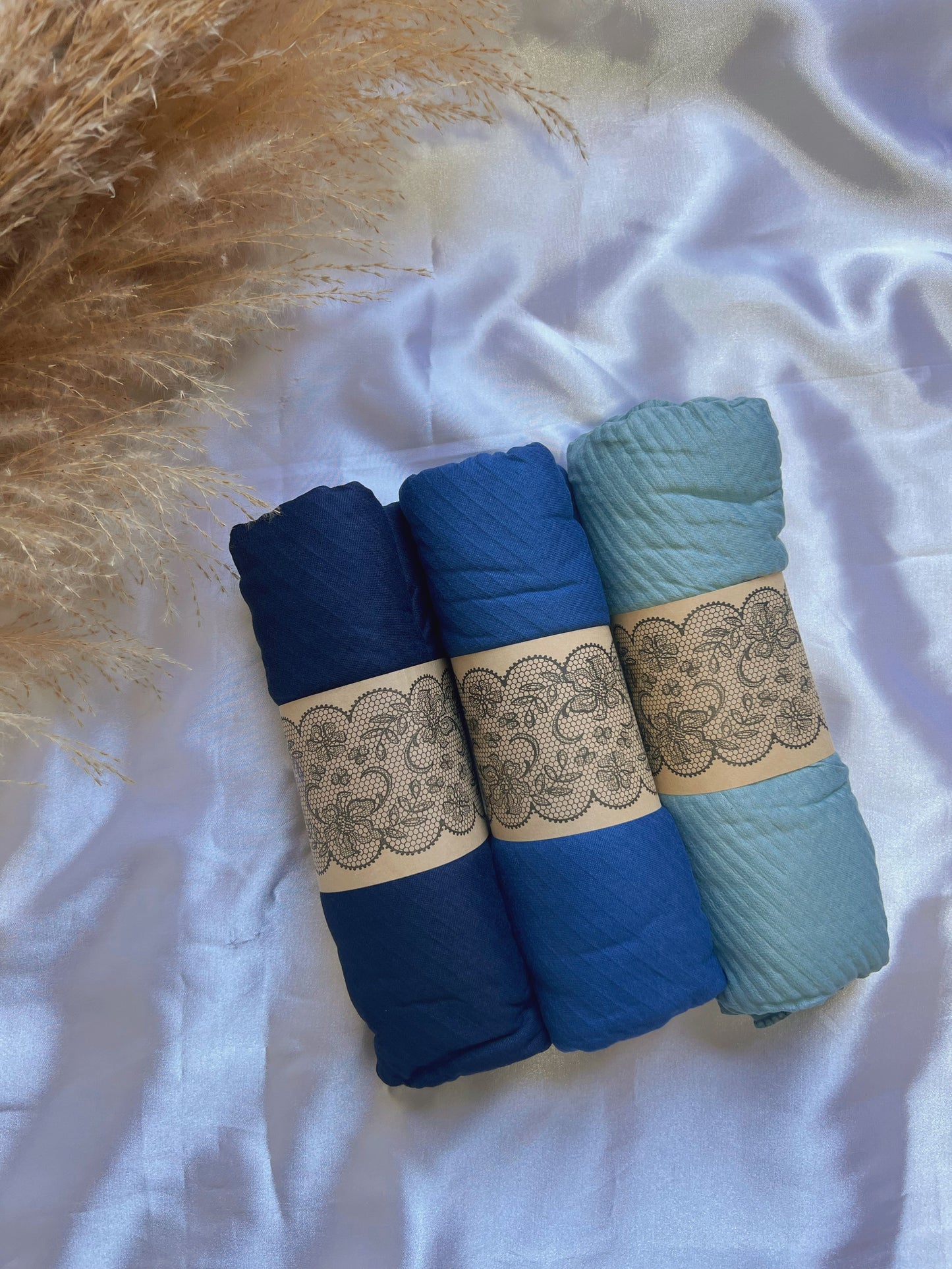 Foulard jersey plissé - Collection Aqua