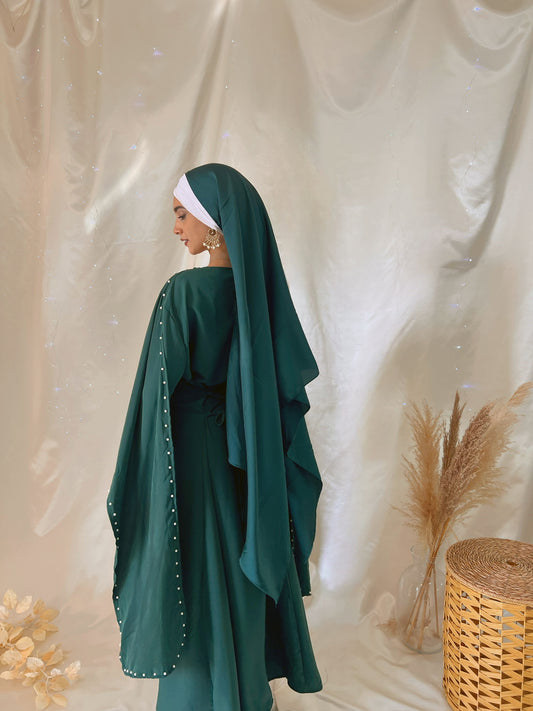Robe Layali - Vert velours