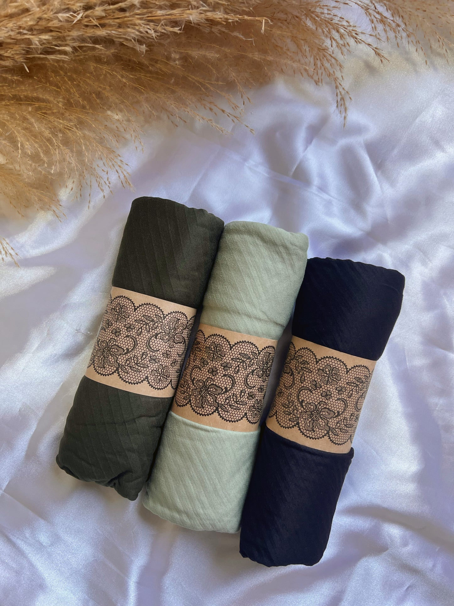 Foulard jersey plissé - Collection forêt