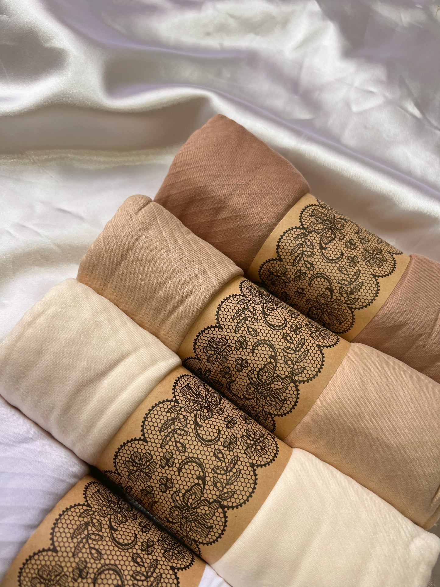 Foulard jersey plissé