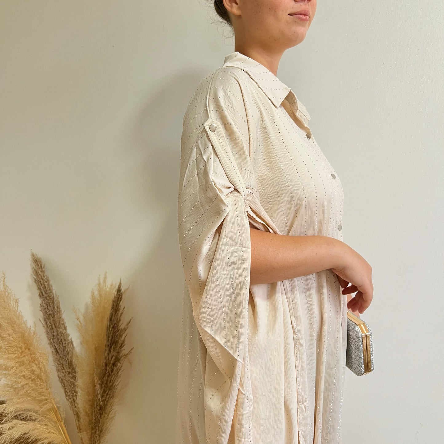 Robe papillon - Beige