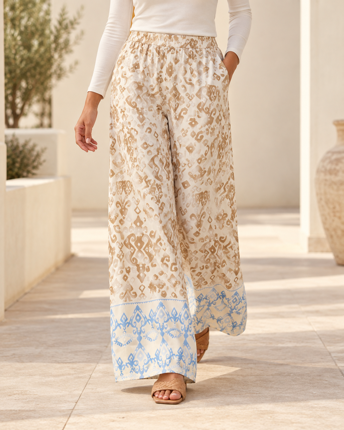 Soie et viscose