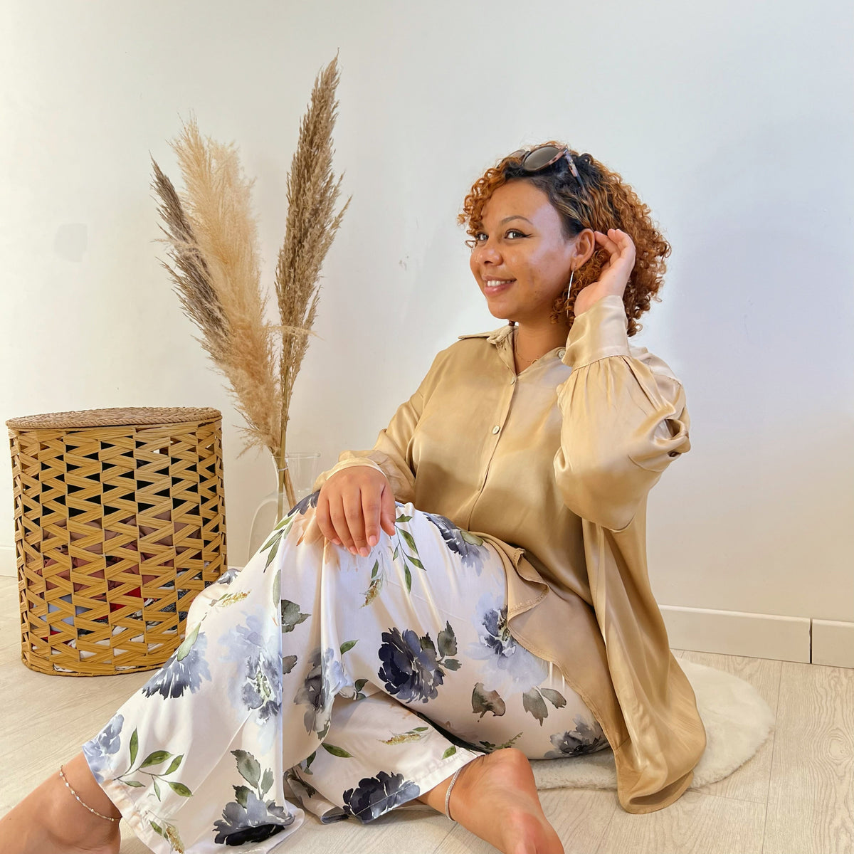 Soie et viscose