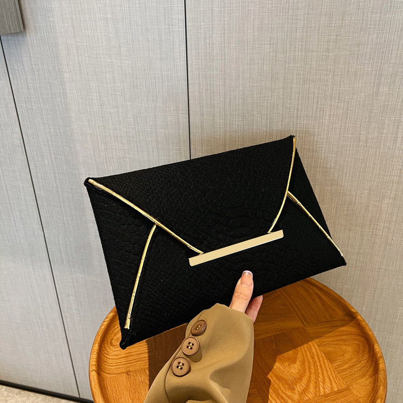 Pochette feutrine - noir
