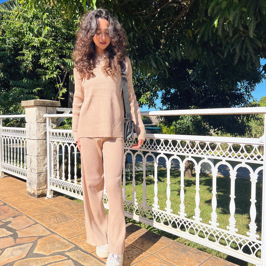 Complet douce Hiver - Beige