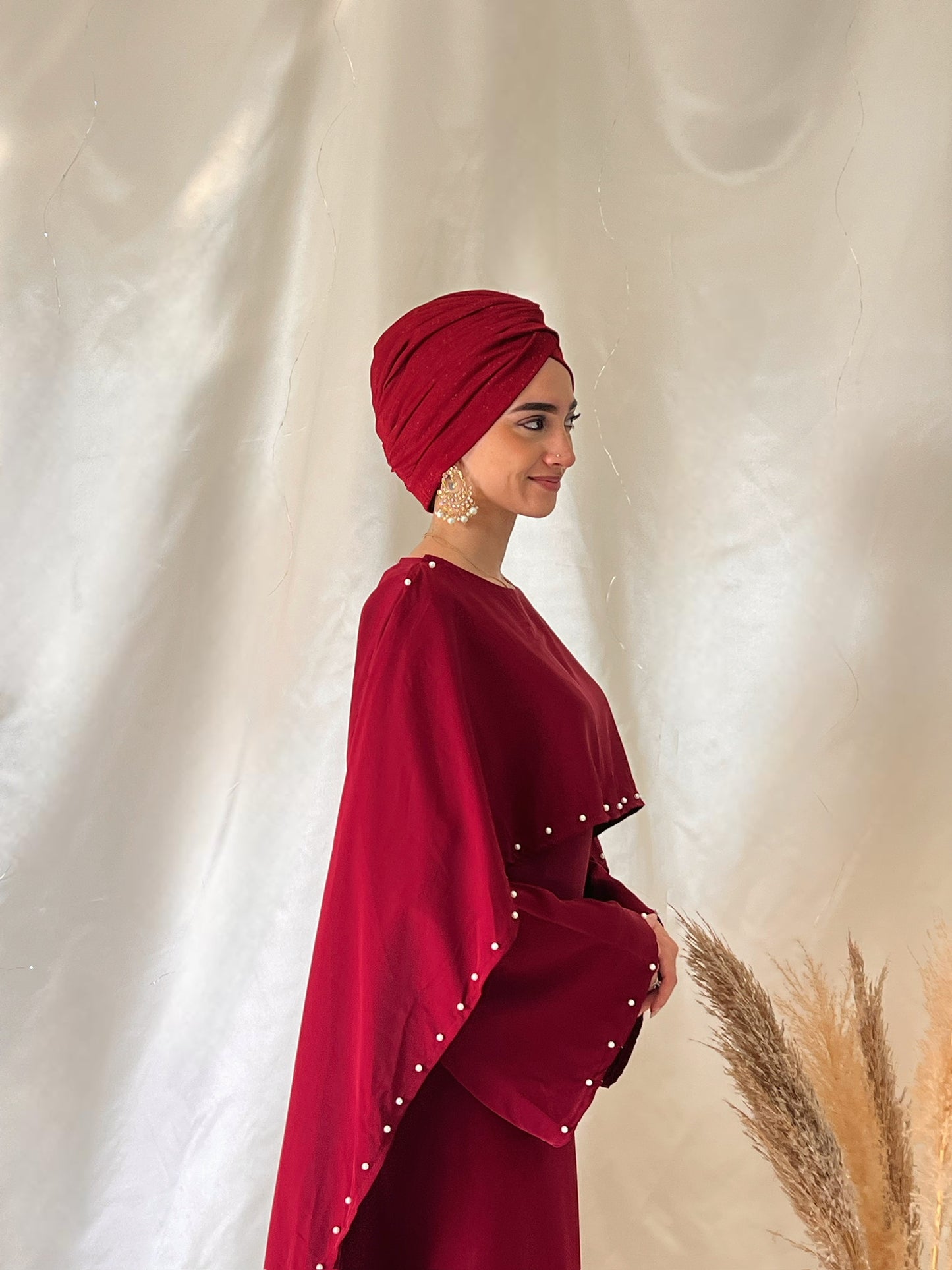 Robe Layali - Bordeau