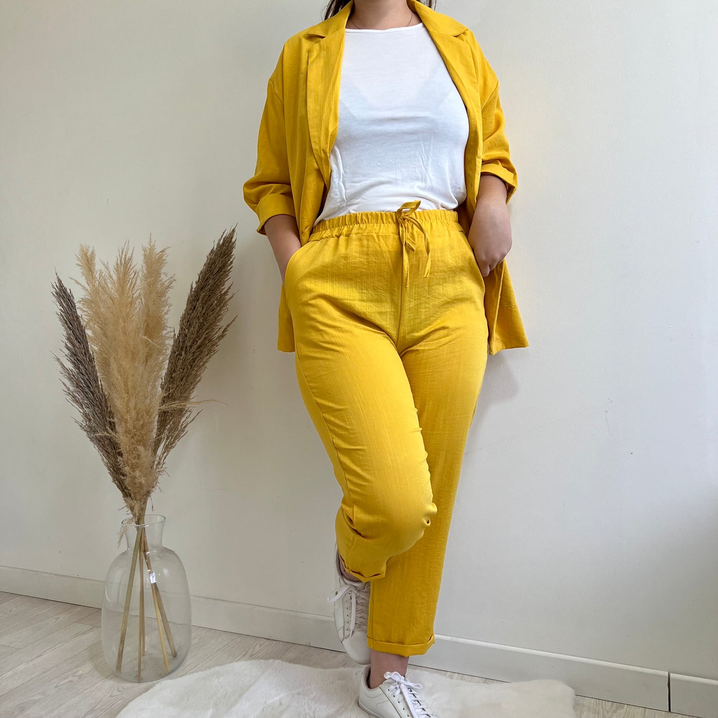 Tailleur en Lin et Coton