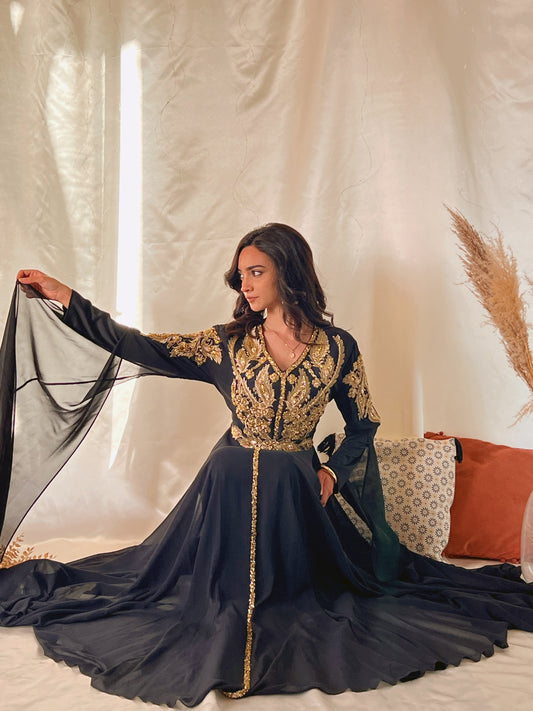 Caftan Sultana - Noir