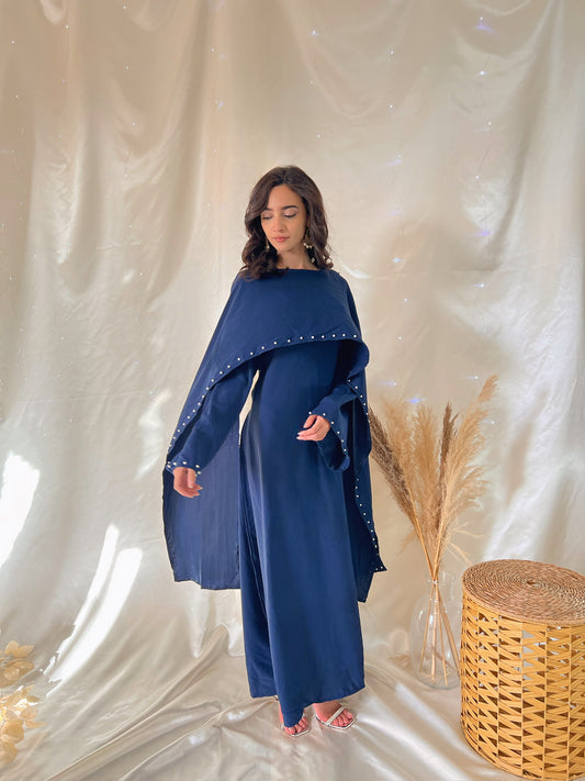 Robe Layali - Bleu nuit