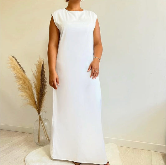 Sous robe sans manches - Blanc