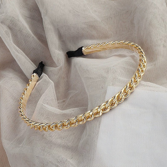 Accessoires tête / foulard - doré épais