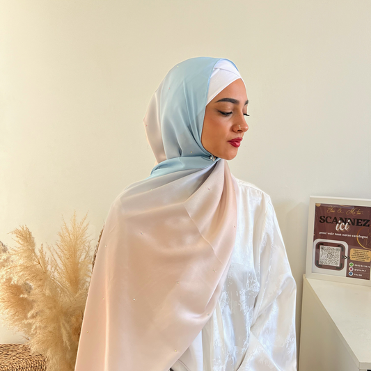 Foulard dégradé 100% viscose