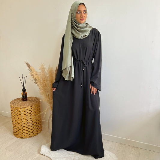 Robe abaya hilya - Noir