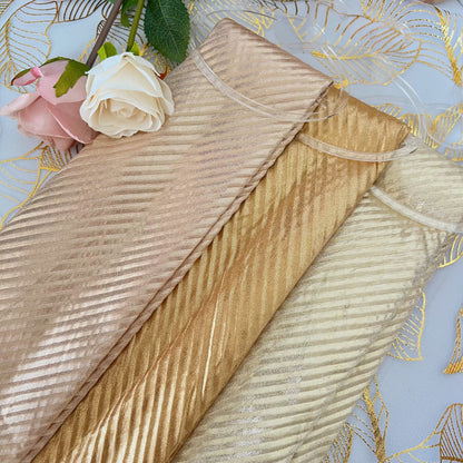 Foulards plissé brillant