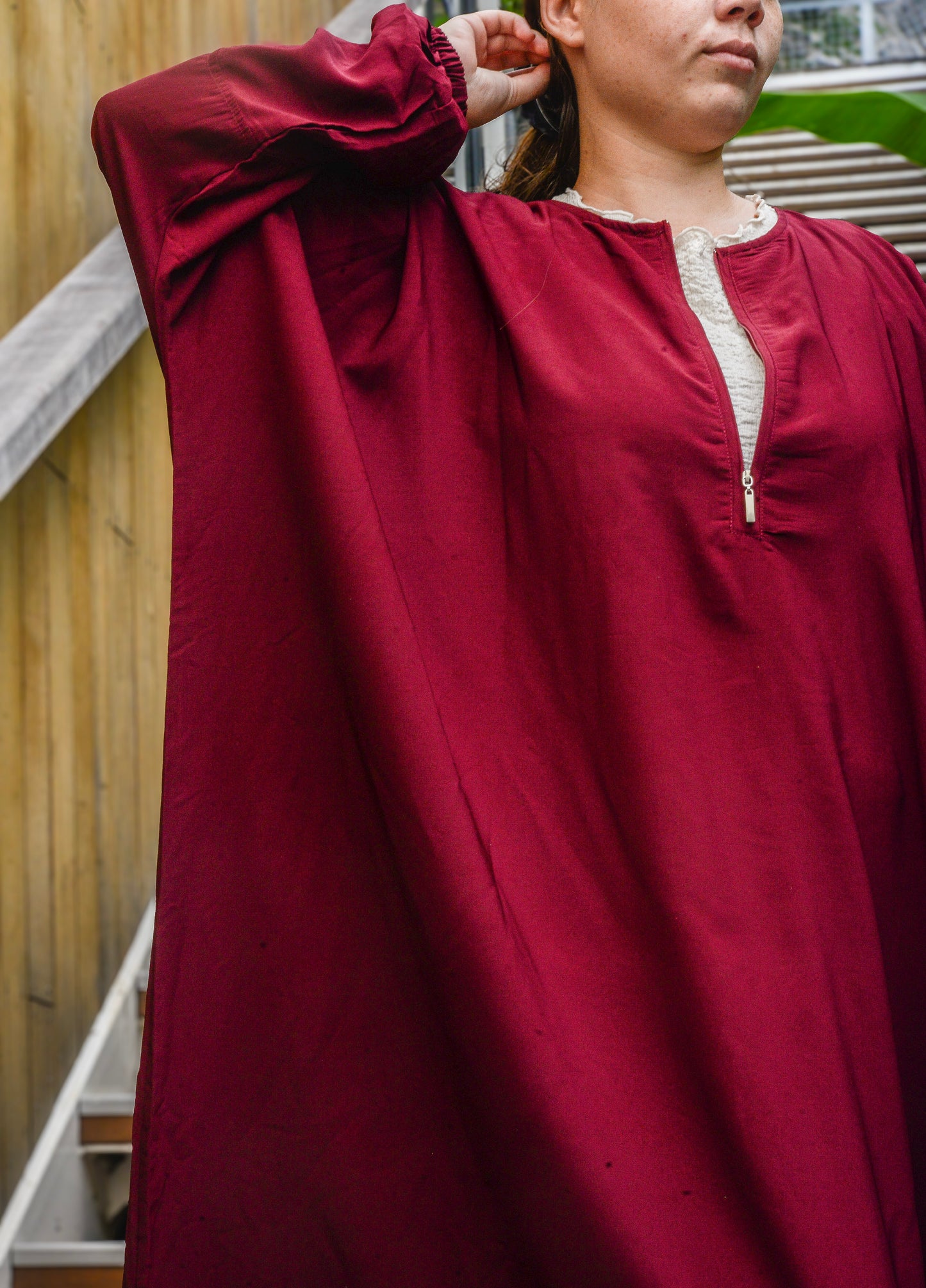 Abaya « Rahma » - Bordeau