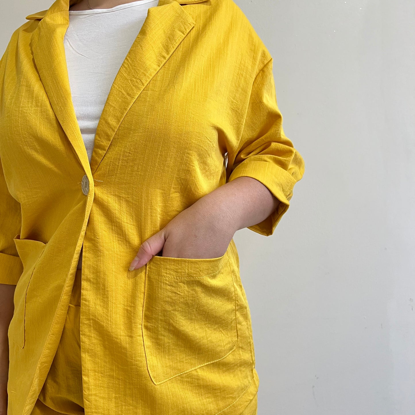 Tailleur en Lin et Coton