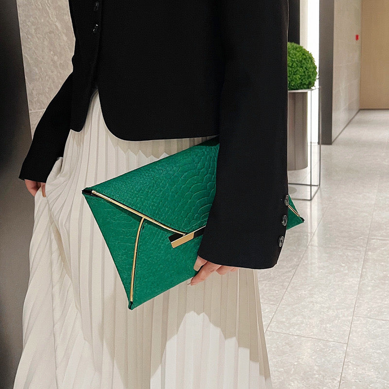 Pochette feutrine - vert