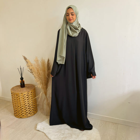 Robe abaya hilya - Noir