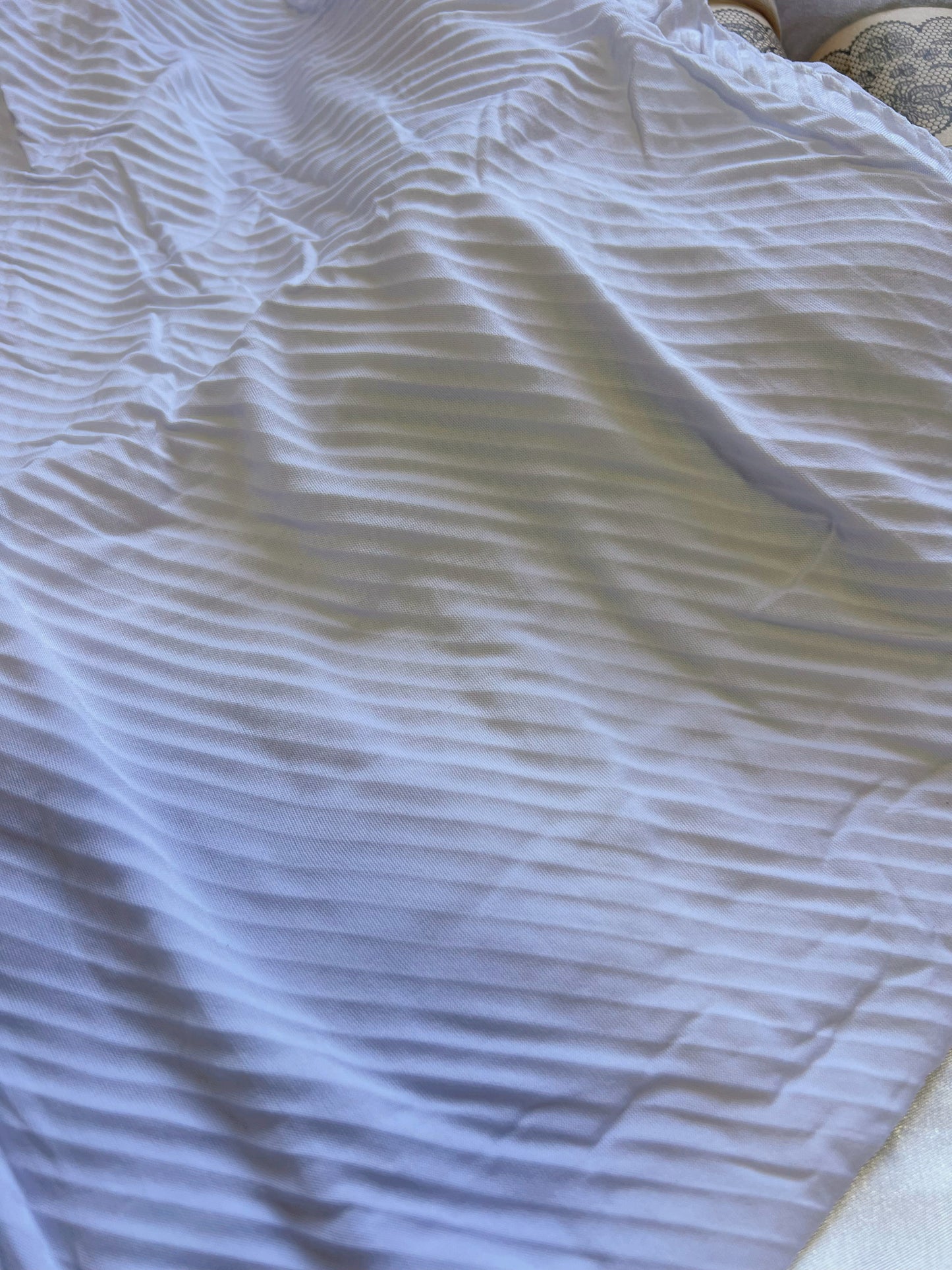 Foulard jersey plissé