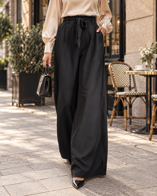 Pantalon souple et ample - Noir