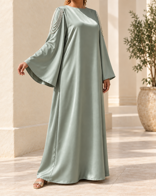 Robe éclat de jade